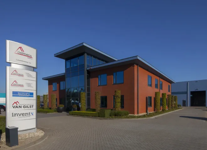 Delmeco in Columbusweg in Goes, bedrijven terrein